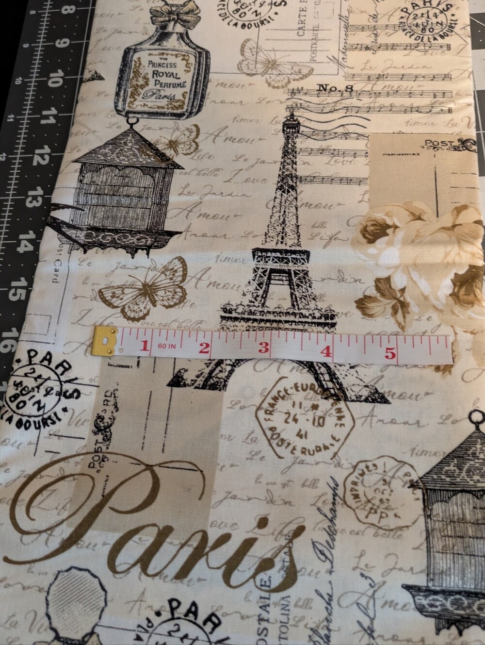 Waverly Cotton Fabric 44" Wide Paris